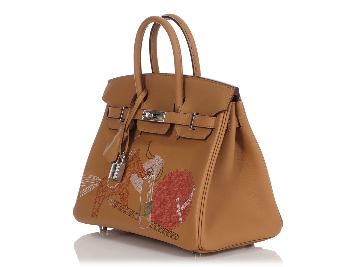 Hermes Birkin 25 In & Out Biscuit Swift Palladium Hardware – Madison Avenue  Couture