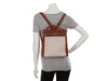 Hermès Vintage Toile and Noisette Barenia Kelly Ado Backpack