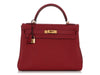 Hermès Rouge Grenat Clémence Kelly 32