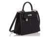 Hermès Black Swift Padded Kelly 25