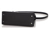 Hermès Black Swift Padded Kelly 25