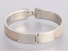 Hermès Narrow Gray Clic-Clac Bracelet