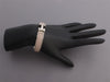 Hermès Narrow Gray Clic-Clac Bracelet