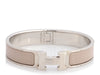 Hermès Narrow Gray Clic-Clac Bracelet