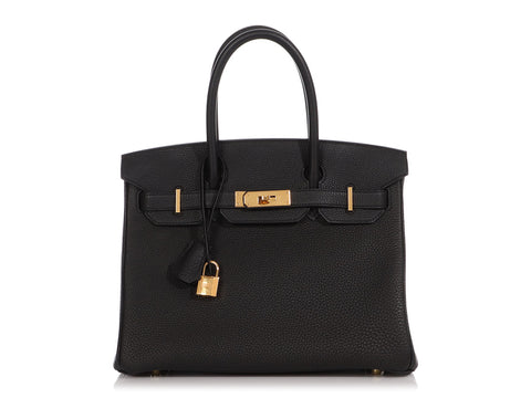 Hermès Black Togo Birkin 30