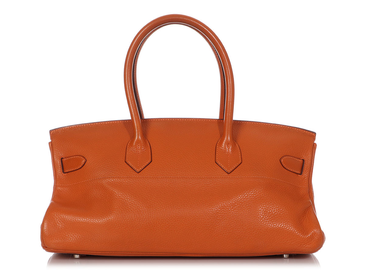 Hermes Constance 18 Z Engraved Women's Shoulder Bag Ever Color Orange