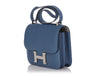 Hermès Bleu Agate Epsom and Gris Mouette Verso Constance 24