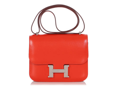 Hermès Capucine Tadelakt Constance 18