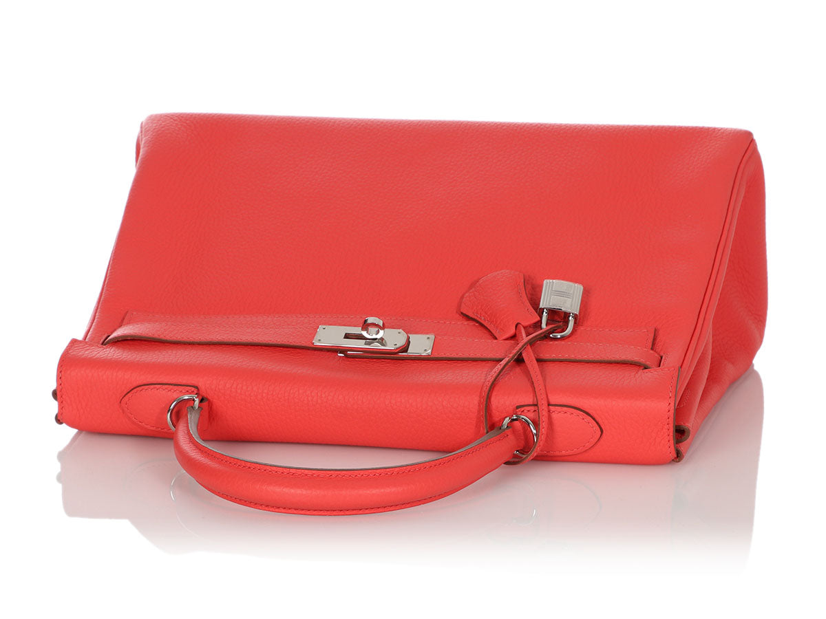 Hermès Long Rose Extreme Epsom Kelly Wallet - Ann's Fabulous Closeouts