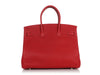 Hermès Red Clémence Birkin 35