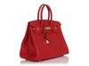 Hermès Red Clémence Birkin 35