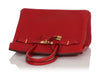 Hermès Red Clémence Birkin 35