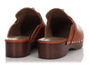 Hermès Brown Leather Carlotta Mules