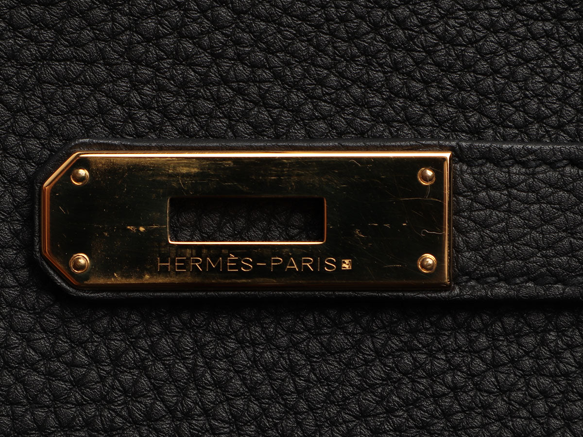 Hermes Togo Birkin 35 Black, Gold Hardware