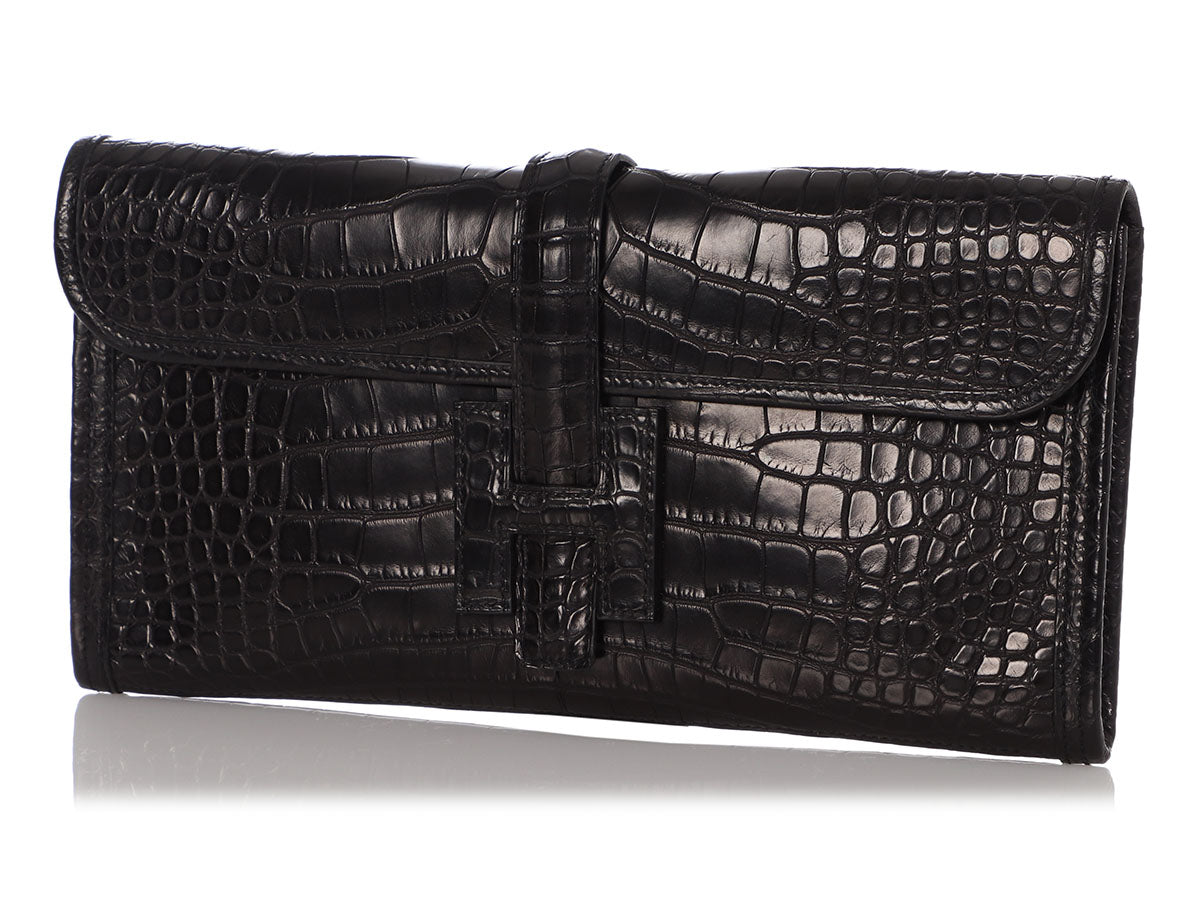 hermes jige clutch crocodile