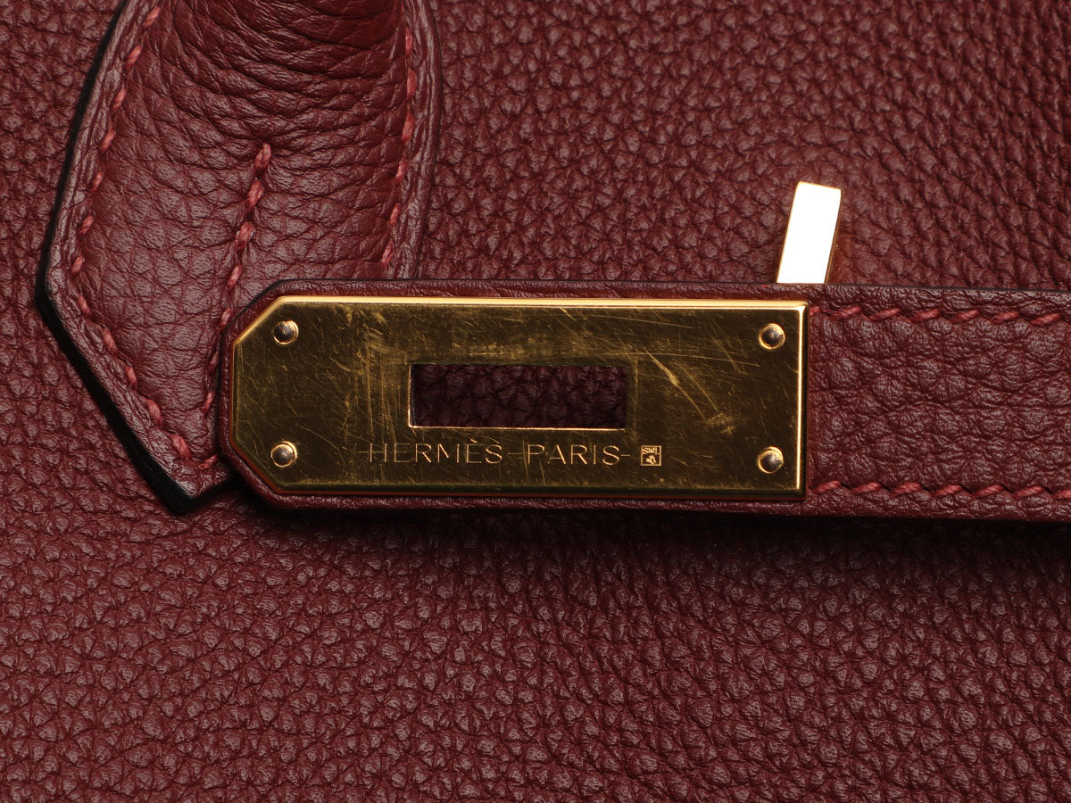 HERMES Togo BIRKIN 30 Rouge H 1283735