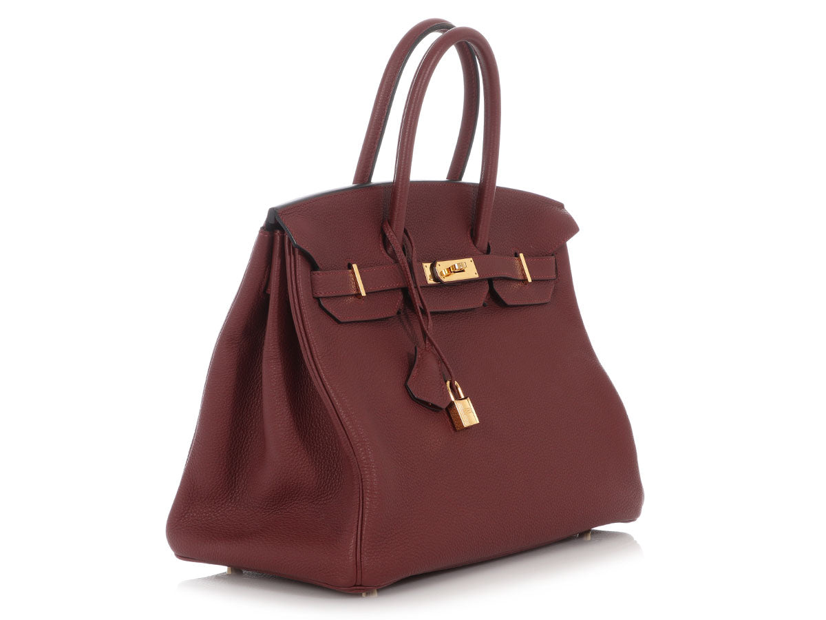 Hermès Rouge Casaque Togo Birkin 35 PHW