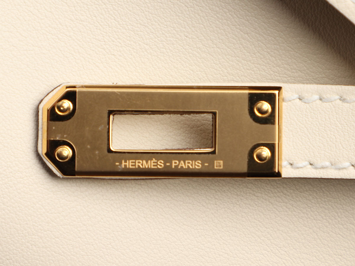 Hermes Kelly Cut Nata Swift Gold Hardware