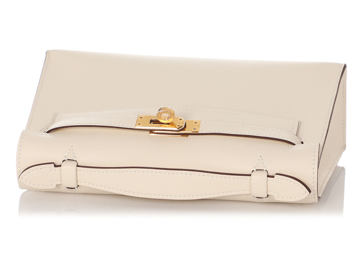 Hermes Kelly Pochette Nata Swift Gold Hardware