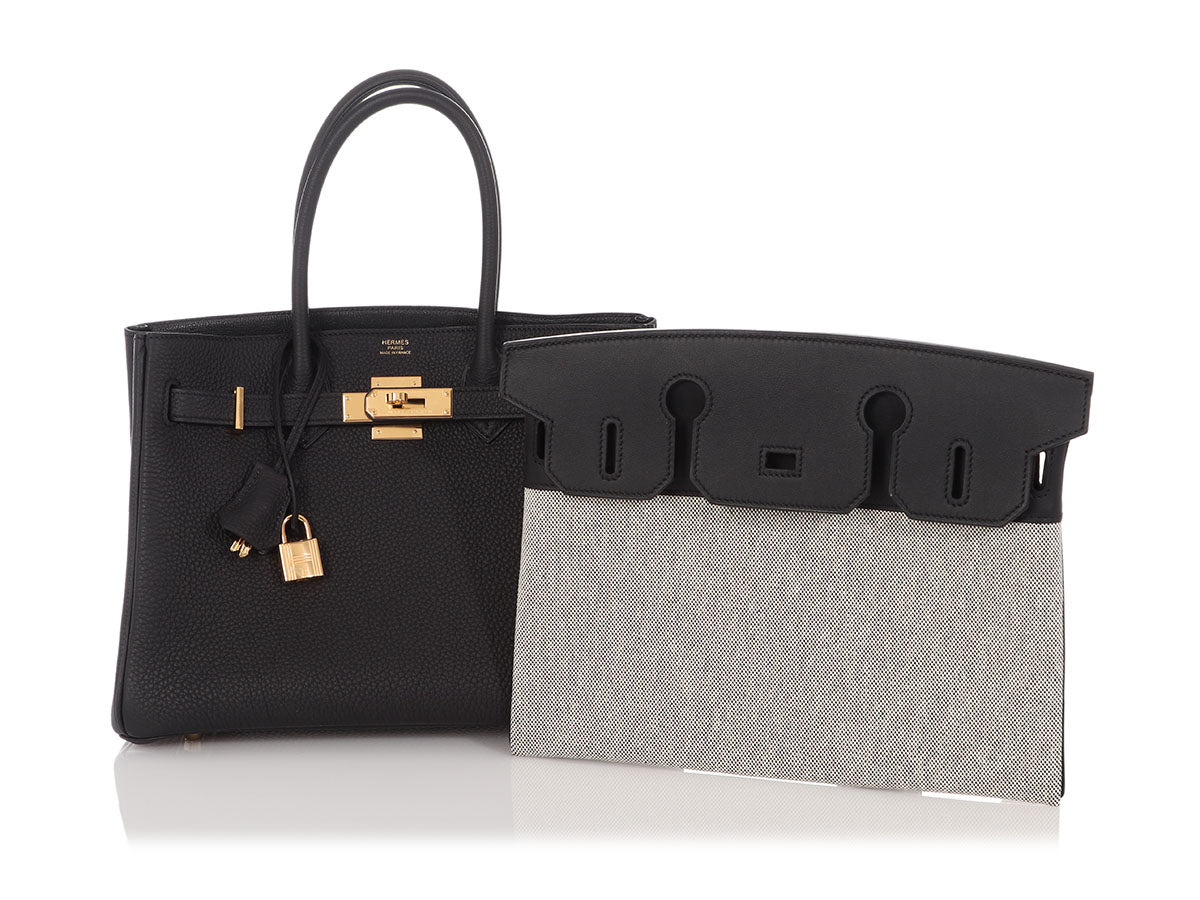 Hermes Birkin 30, 3-in-1, Black Togo