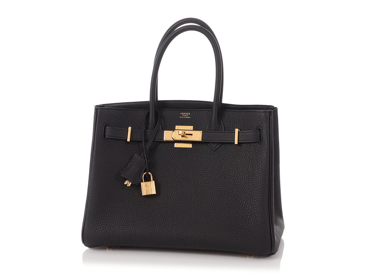 Hermes Birkin 30, 3-in-1, Black Togo