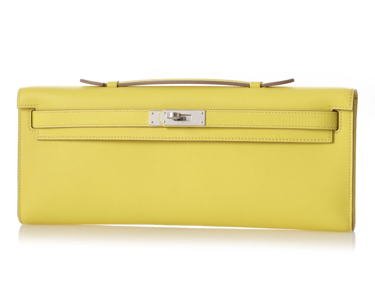 Hermes Kelly Cut Lime Swift Gold Hardware