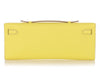 Hermès Lime Swift Kelly Cut