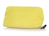 Hermès Lime Lambskin Tohubohu Pouch MM
