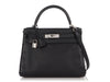 Hermès Black Clémence Kelly 28