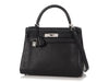 Hermès Black Clémence Kelly 28