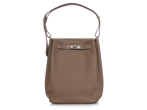 Hermès Etoupe Togo So Kelly 22