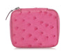 Hermès Fuchsia Ostrich Zip Around Notebook Cover PM