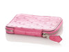 Hermès Fuchsia Ostrich Zip Around Notebook Cover PM