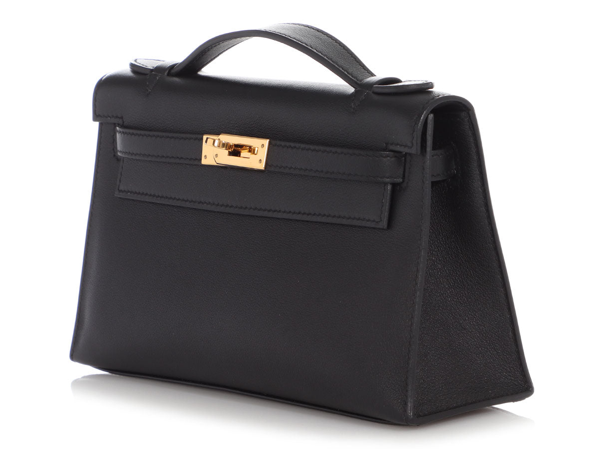 Hermes Kelly Pochette Biscuit Swift Gold Hardware