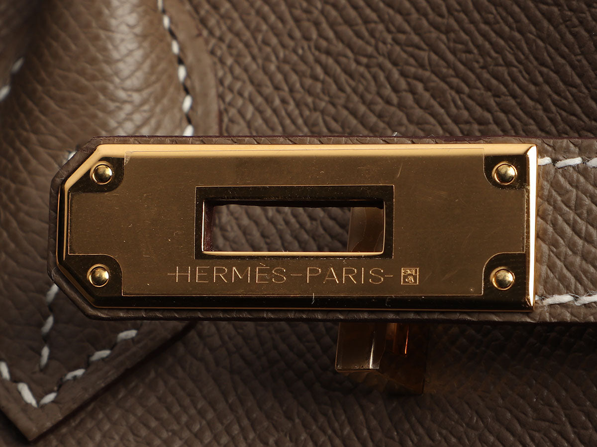 Hermès Etoupe Epsom Birkin 30 Gold Hardware, 2022 Available For