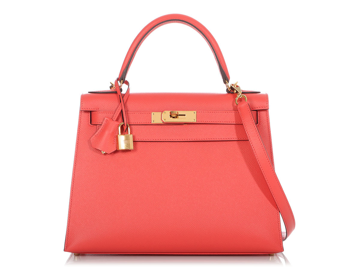 Hermès Kelly 28 Bag Rose Jaipur Epsom Leather - Gold Hardware