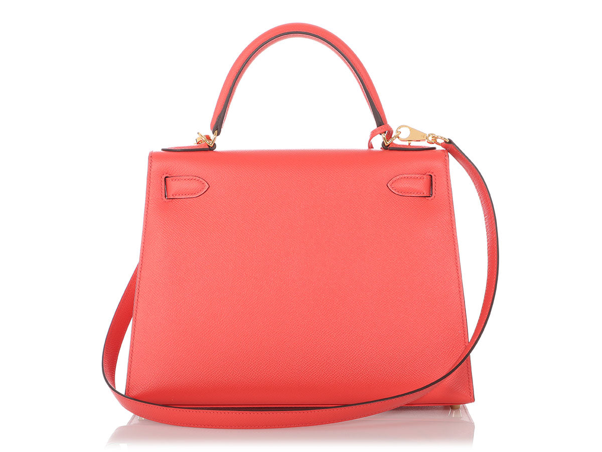 Hermès Kelly Limited Edition 20 Rose Jaipur/Rouge Vif Verso Epsom Pall —  The French Hunter