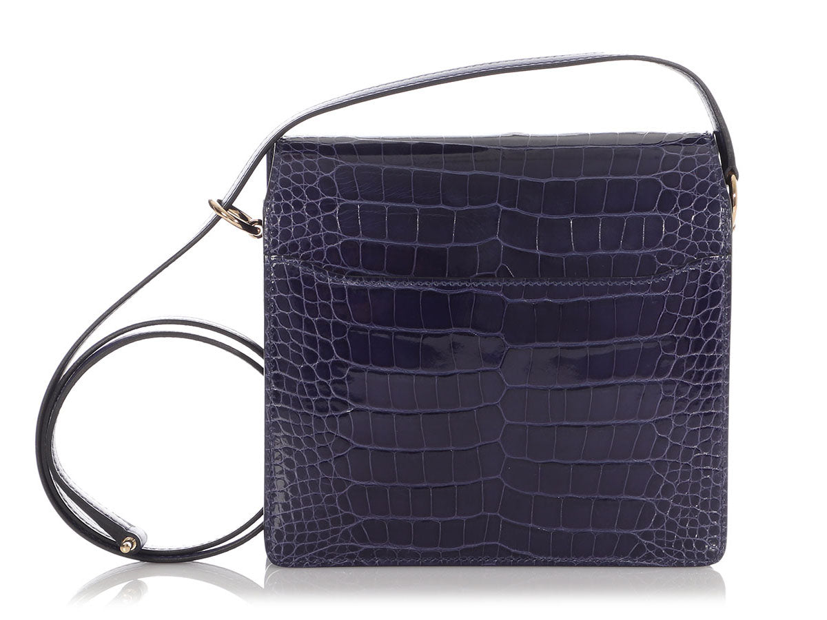 Hermes Beton Mini Roulis 18 Croc Bag – breezeluxury