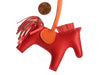Hermès Rouge Indien Lambskin Grigri Rodeo Horse Bag PM