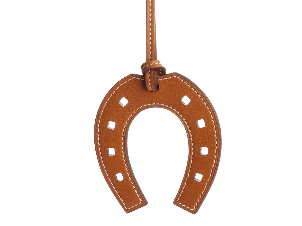 Hermès Fauve Horseshoe Paddock Bag Charm