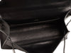 Hermès Black Evergrain Kelly Pochette