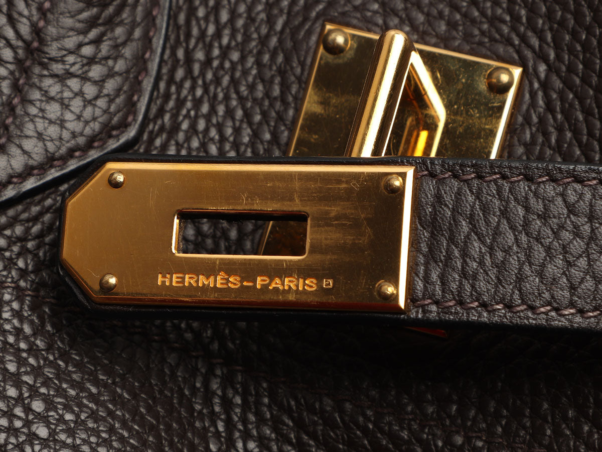 Hermes Parchment Clemence JPG Birkin 42 with Palladium Hardware
