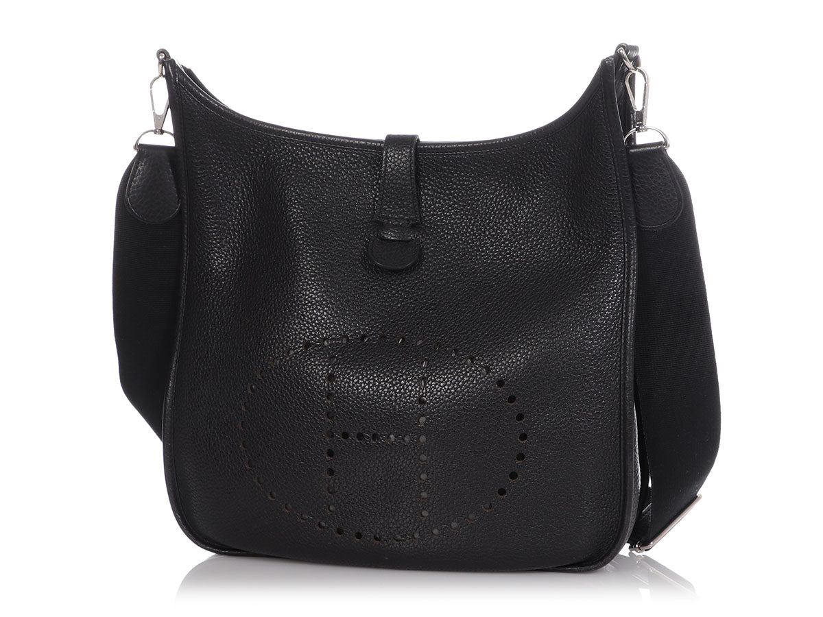 Hermes Evelyne III GM Black Leather Bag