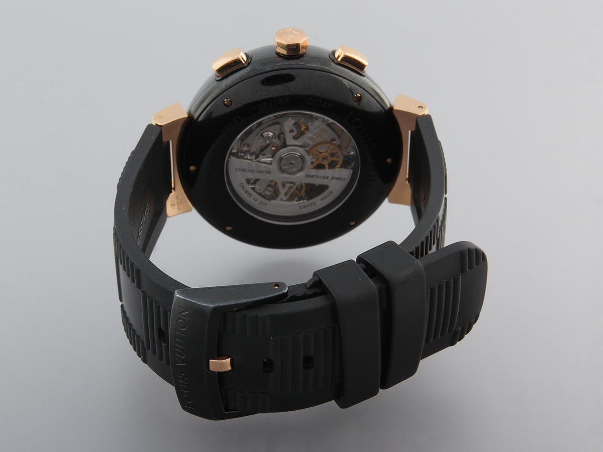 Louis Vuitton Mens Tambour Chronograph Watch by Ann's Fabulous Finds