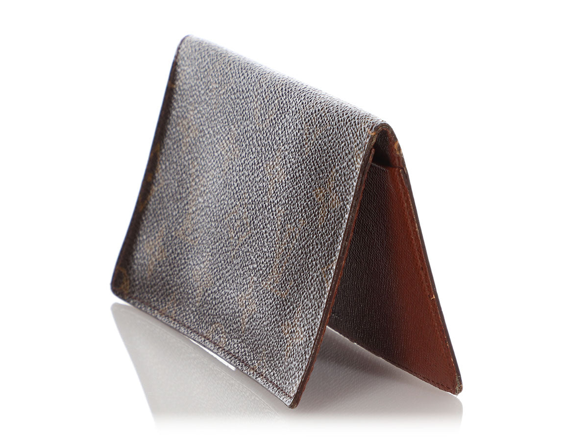 vuitton monogram checkbook holder