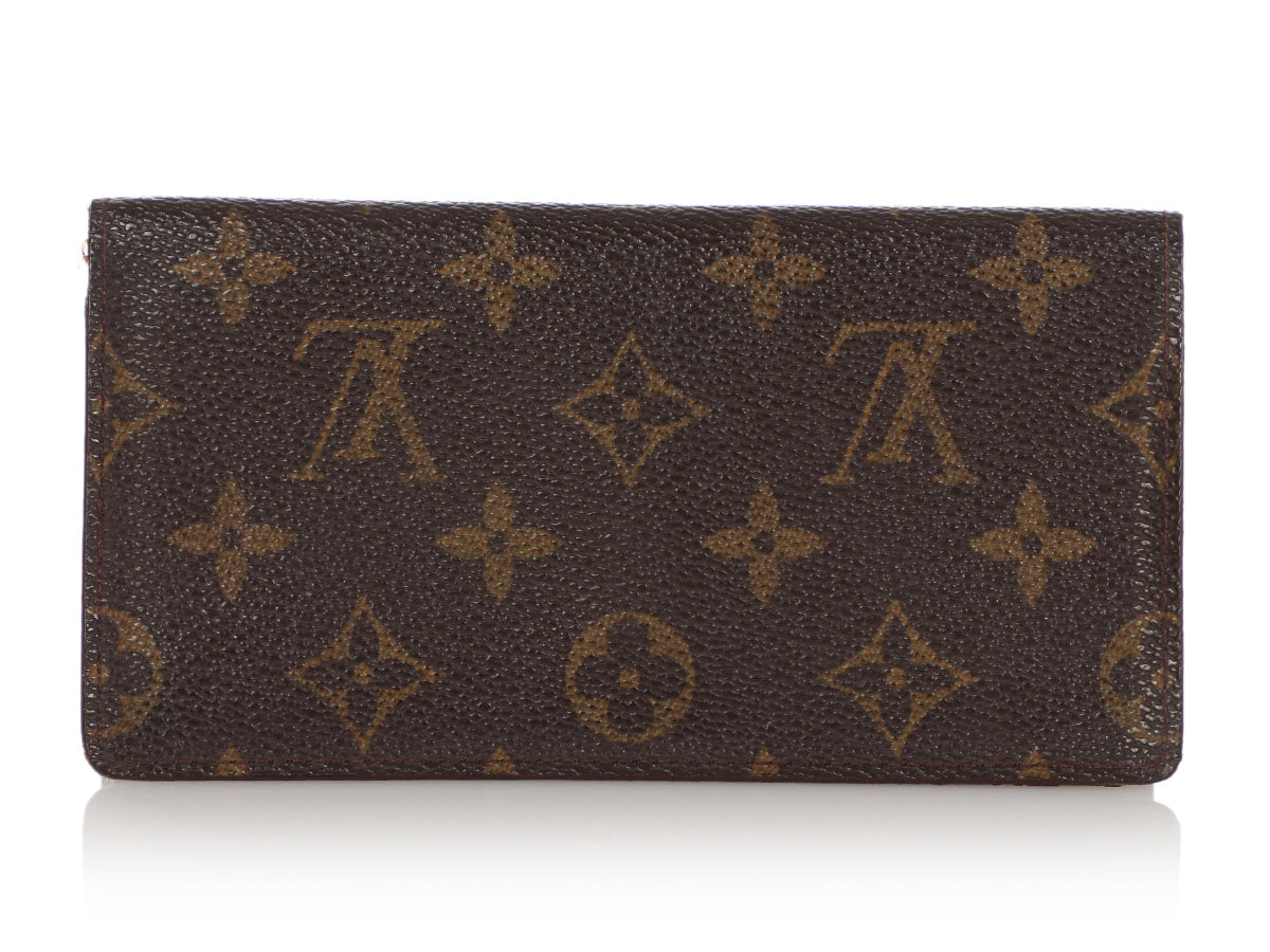 monogram canvas checkbook