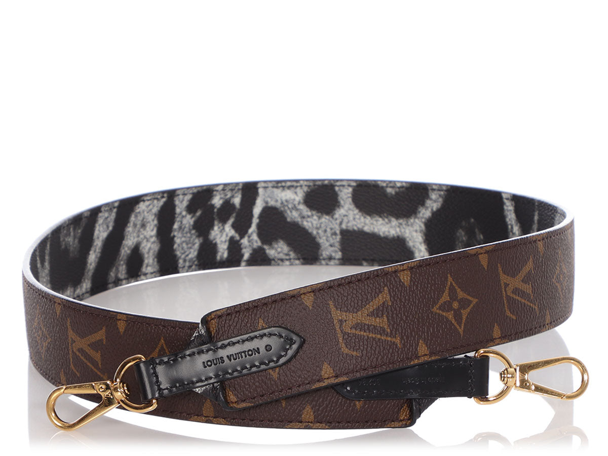 Louis Vuitton Monogram and Animal Print Bandoulière Strap