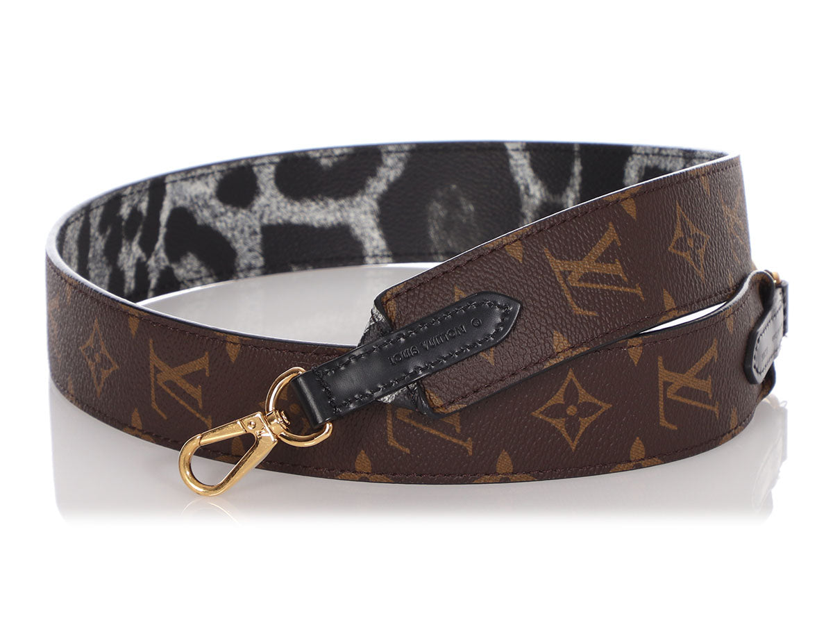 Louis Vuitton Monogram and Animal Print Bandoulière Strap