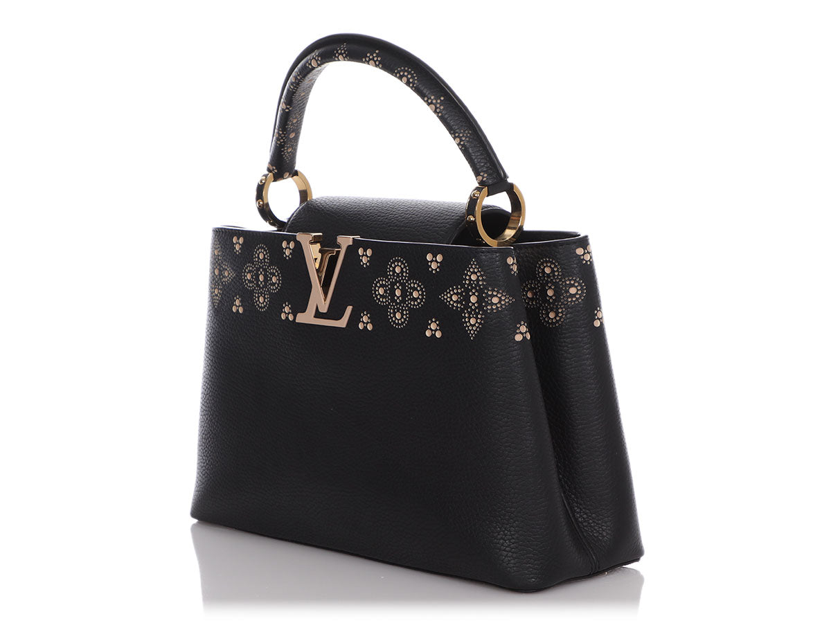 Louis Vuitton Black Velour Gracie GM - Ann's Fabulous Closeouts