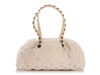 Louis Vuitton White Mink Cabochon Demi Lune